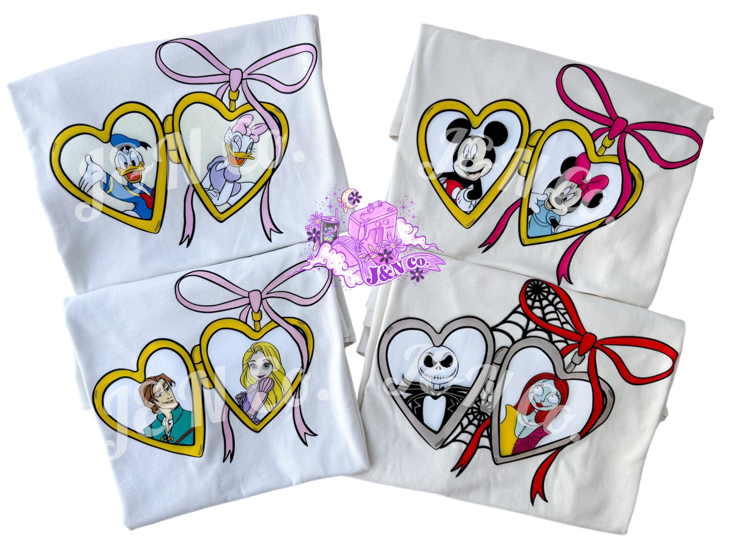 Locket Tees (Multiple Character Styles)