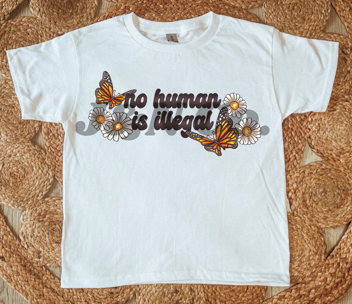 No Human Is Illegal Tee