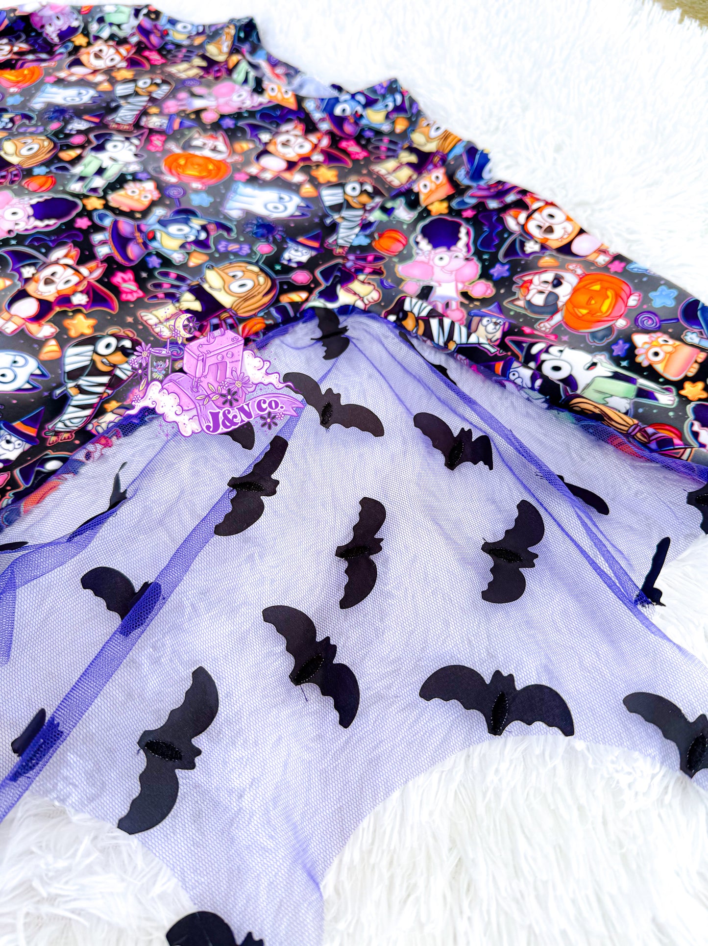 Dog Long Sleeve Bat Tee