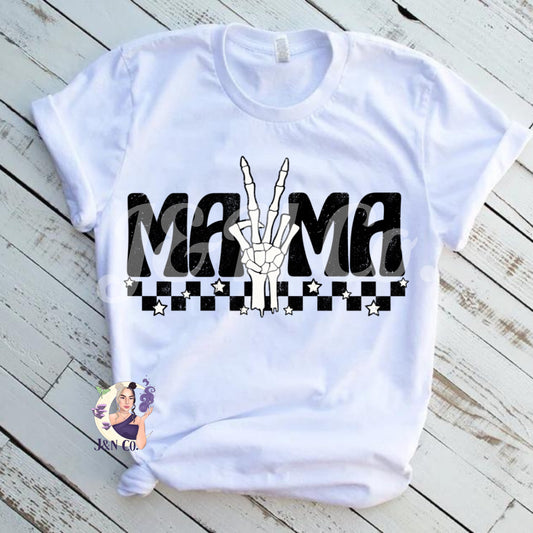 Checker MAMA Tee